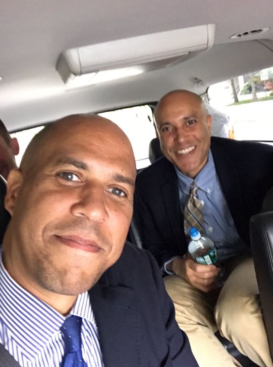 Cory Booker with Sibling/s}}