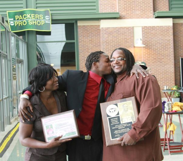 Melvin Gordon with Parent/s}}