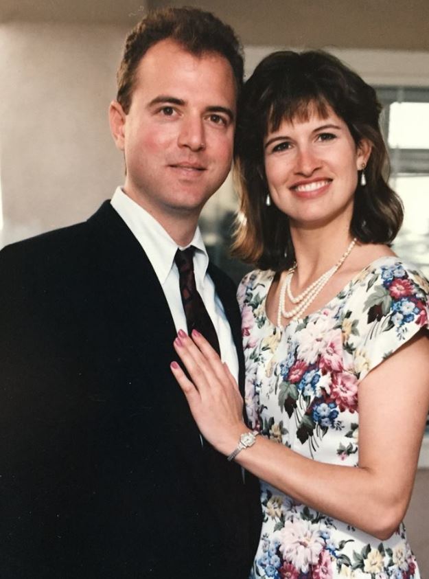 Adam Schiff with his wife, Eve. | Source: Facebook