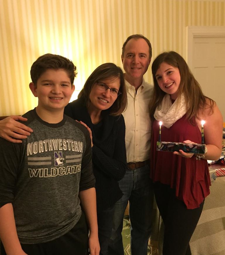 Adam Schiff with Children}}