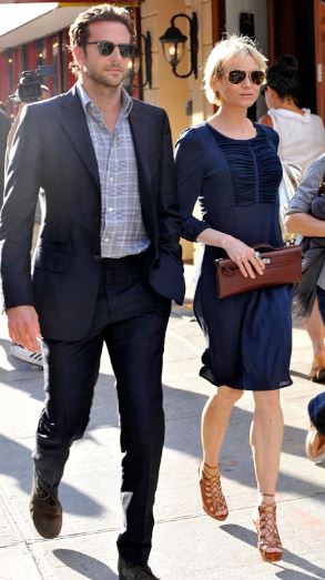 Renée Zellweger with her Ex-Boyfriend Bradely Cooper | Source: Daily Mail