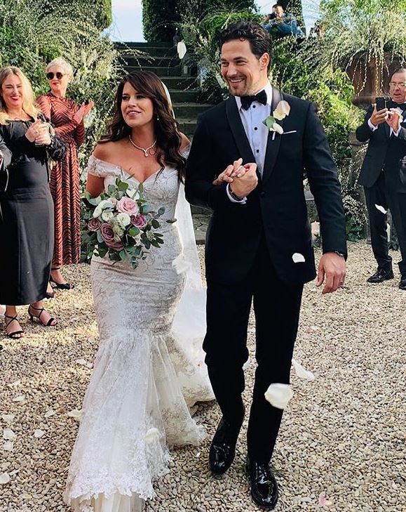 Giacomo Gianniotti with his wife Nichole Gustafson. | Source: Instagram