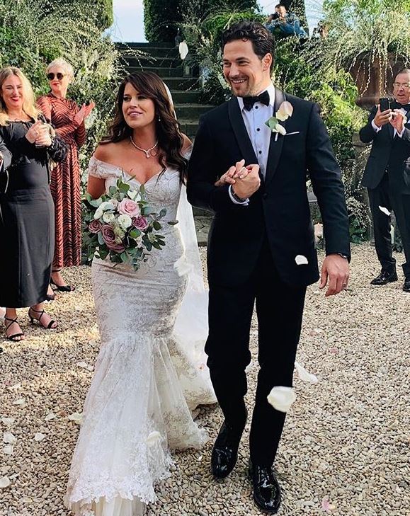 Giacomo Gianniotti with his wife Nichole Gustafson. | Source: Instagram