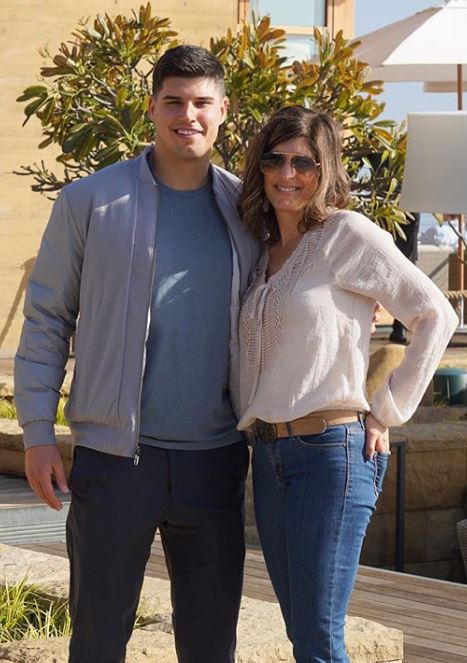 Mason Rudolph with Parent/s}}