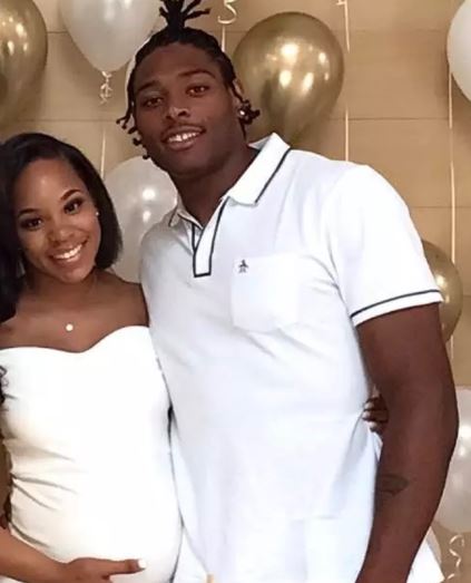 Jalen Ramsey with his girlfriend Breanna Tate | Source: Sportsgossip.com