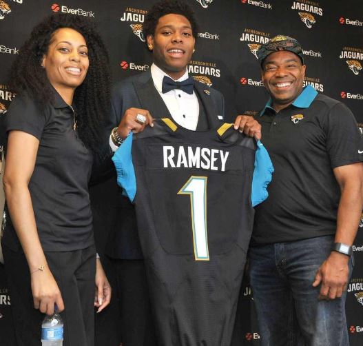 Jalen Ramsey with Parent/s}}