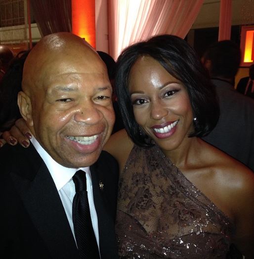 Late Elijah Cummings with his wife Maya Rockeymoore Cummings | Source : flickr.com