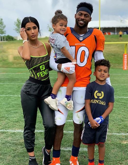 Emmanuel Sanders with Children}}