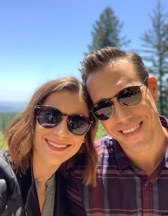 Brady Quinn with his wife, Alicia Sacramone. | Source: Instagram.com