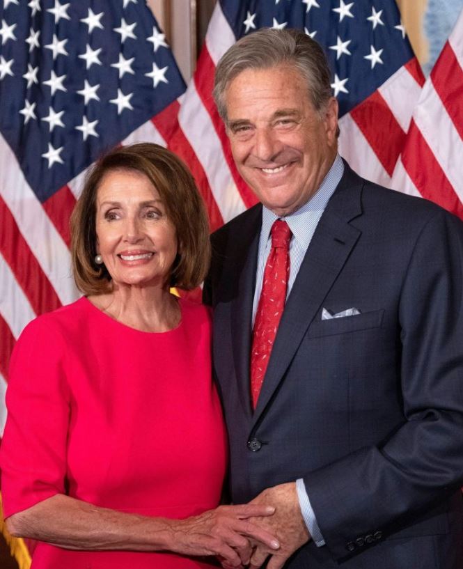 Nancy Pelosi with her husband, Paul Pelosi. | Source: thesun.co.uk