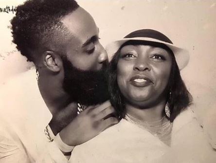 James Harden with Parent/s}}
