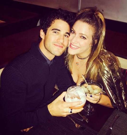 Mia Elan Swier with her husband, Darren Criss | Source: Instagram