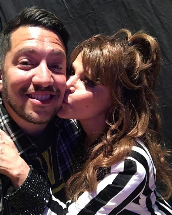 Sal Vulcano with Paula Abdul. | Source: Sal's Instagram