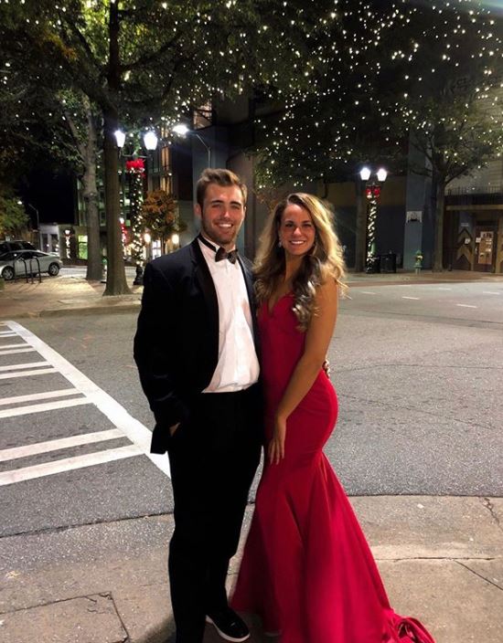 Caroline Barrett Ostman with her boyfriend, Jake Fromm. | Source: Caroline's Instagram