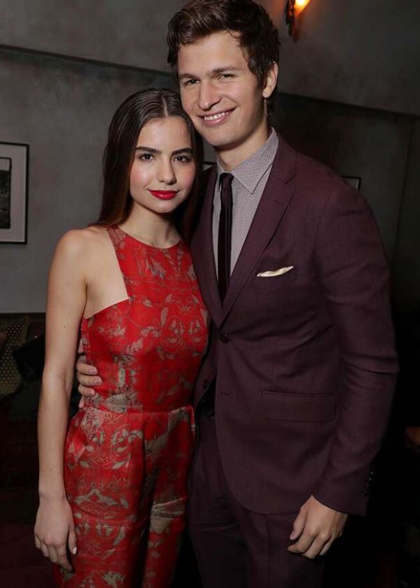 Violetta Komyshan with her boyfriend, Ansel Elgort. | Source: eonline.com