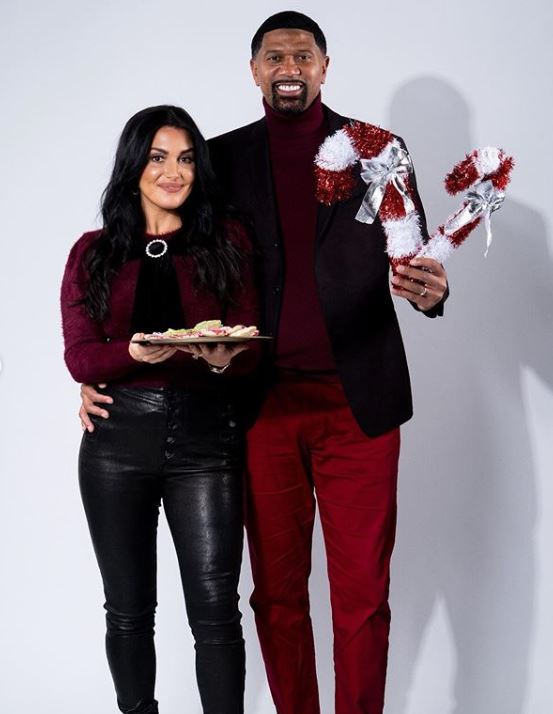Molly Qerim with her husband, Jalen Rose. | Source: Instagram