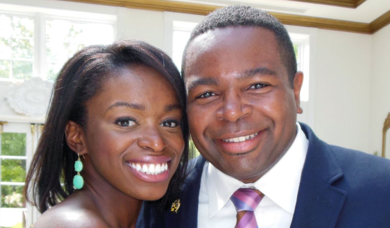 Janelle Burrell with her husband. Derricke Dennis. | Source: nytimes.com