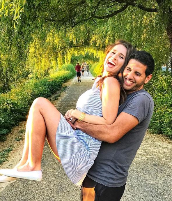 Nuseir Yassin with his girlfriend, Alyne Tamir. | Source: Instagram