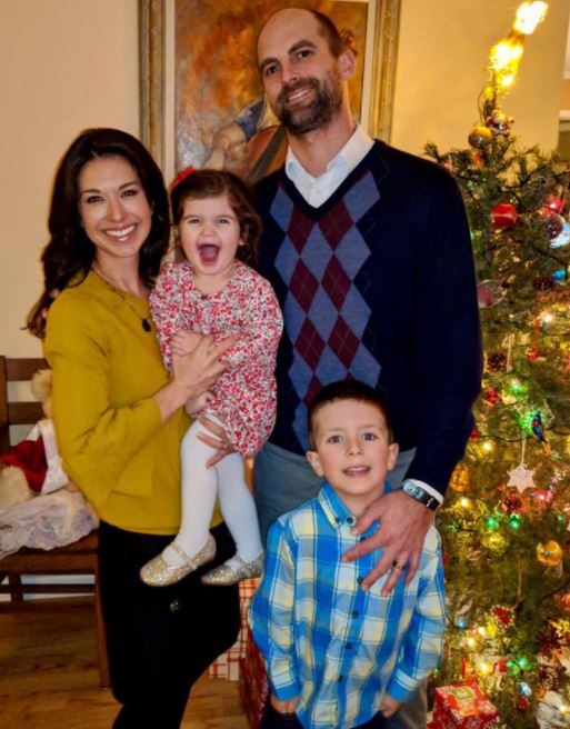 Ana Cabrera with her husband, Benjamin Nielsen & children. | Source: Facebook