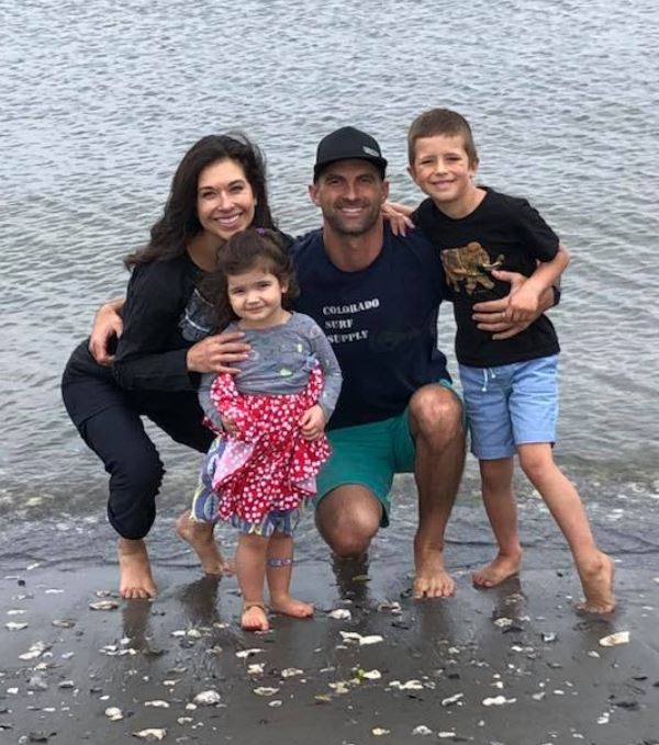 Benjamin Nielsen with his wife, Ana Cabrera & children. | Source: Facebook