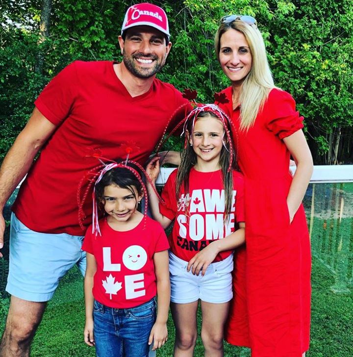 Scott McGillivray with his wife, Sabrina McGillivray & children. | Source: Instagram