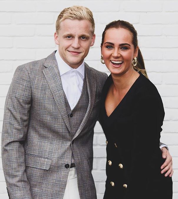 Estelle Bergkamp with her boyfriend, Donny van de Beek. | Source: Instagram