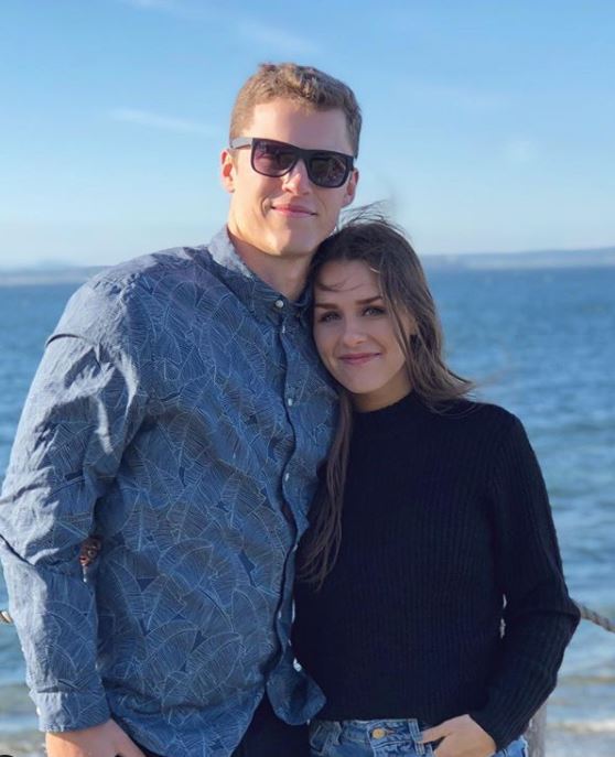 Brett Rypien with her girlfriend, Laura Buck. | Source: Instagram