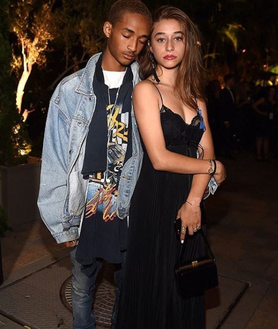 Odessa Adlon with her ex-boyfriend, Jaden Smith. | Source: Instagram