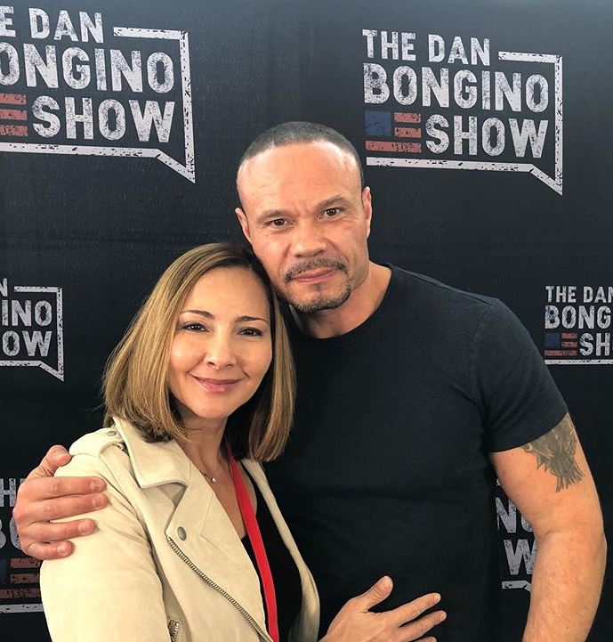 Dan Bongino with his wife, Paula Andrea Bongino. | Source: Instagram