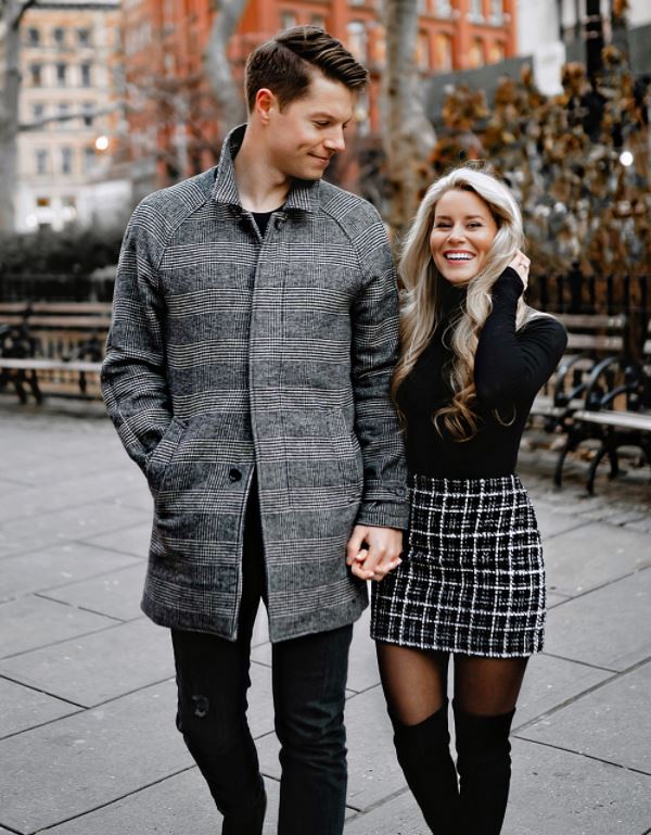 Olivia Rink with his fiance, Conner Hempel. | Source: oliviarink.com