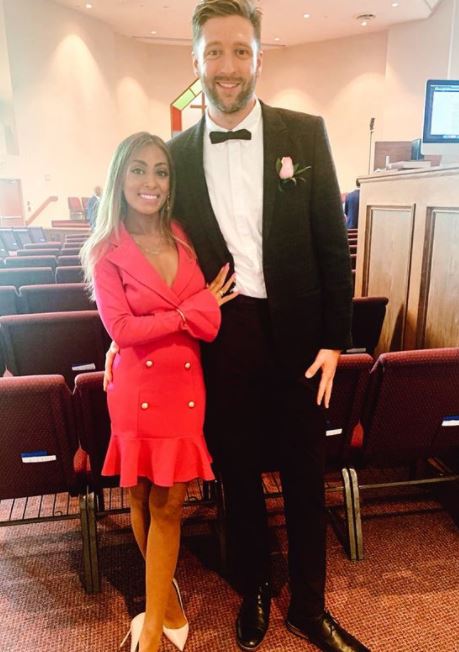 Melinda Shankar with partner, Matt King. | Source: Instagram
