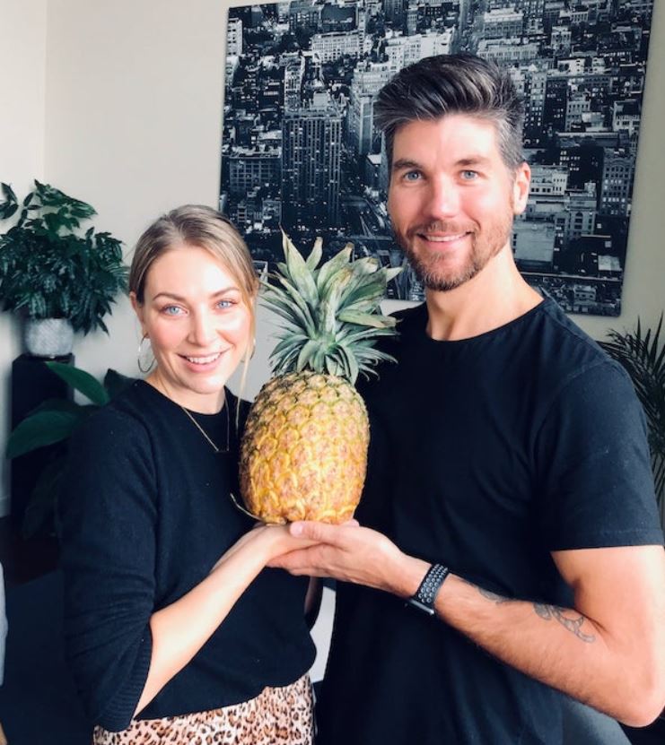 Kate Jenkinson with her boyfriend, Nathan Harding. | Source: Nathan's Blog