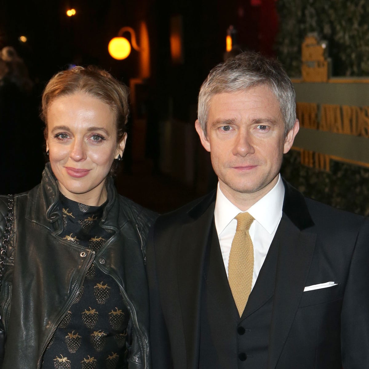 Martin Freeman with his ex-wife Amanda Abbington | Source: TheGuardian.com