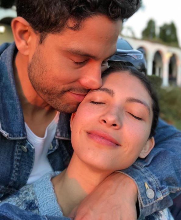 Grace Gail with her husband, Adam Rodriguez. | Source: Instagram
