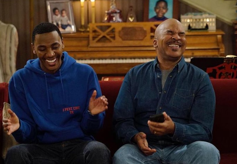 Jerrod Carmichael with his friend David Alan Grier | Source: thecarmichaelshow's Instagram